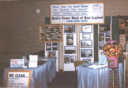 Mobile Power Wash of New England booth at Home and Garden Show.